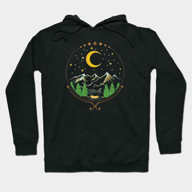 Starry Night Sky Hoodie by CelestialStudio